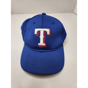 Texas Rangers Hat Cap Strap Back MLB Baseball Blue Youth